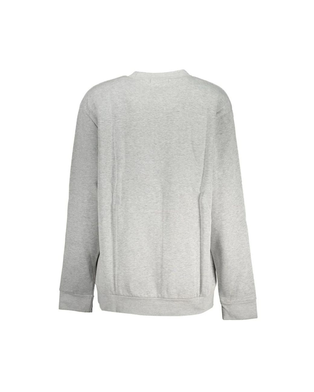 Roberto Cavalli Gray Polyester Sweatshirt