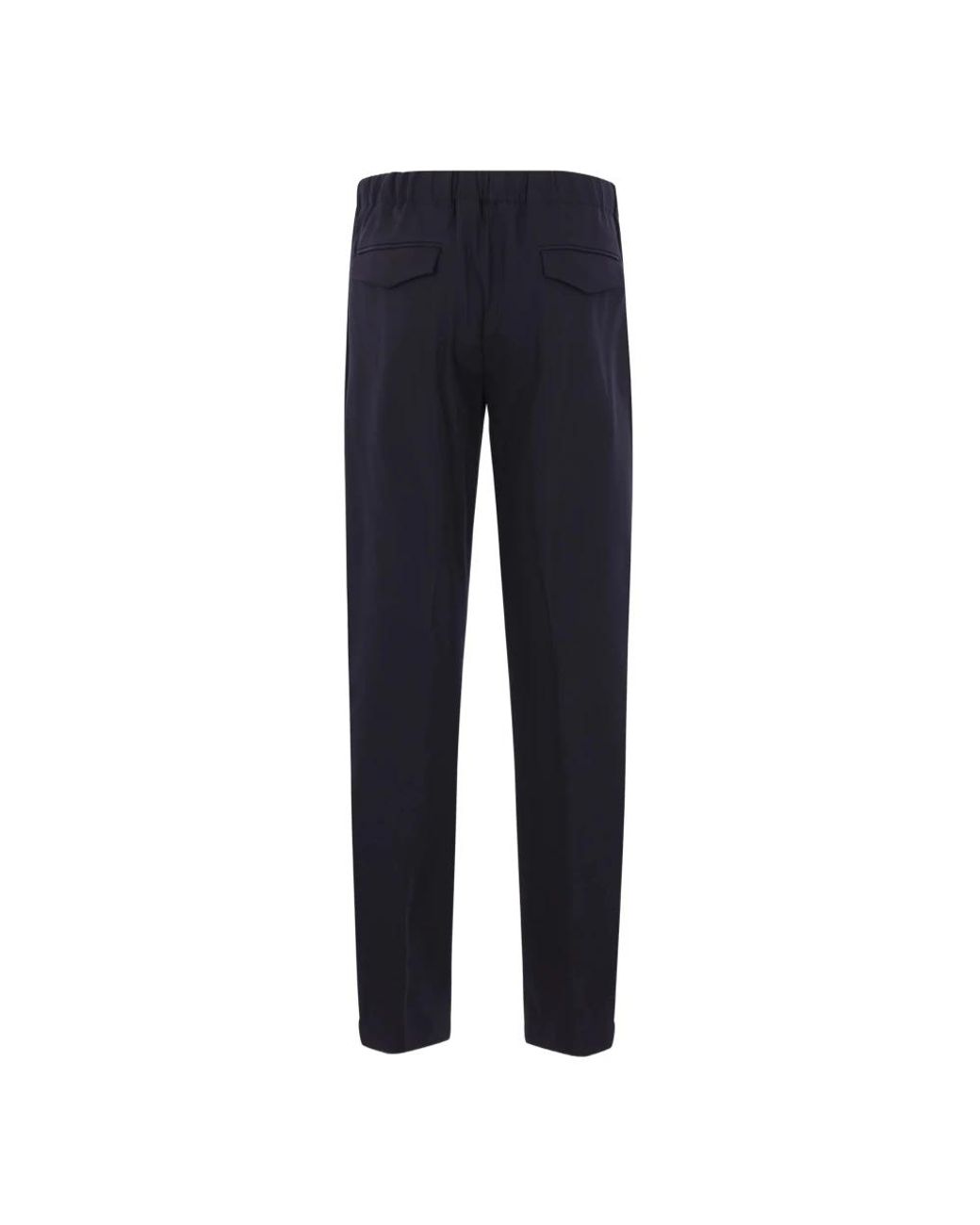 Lardini Blue Straight Trousers for men