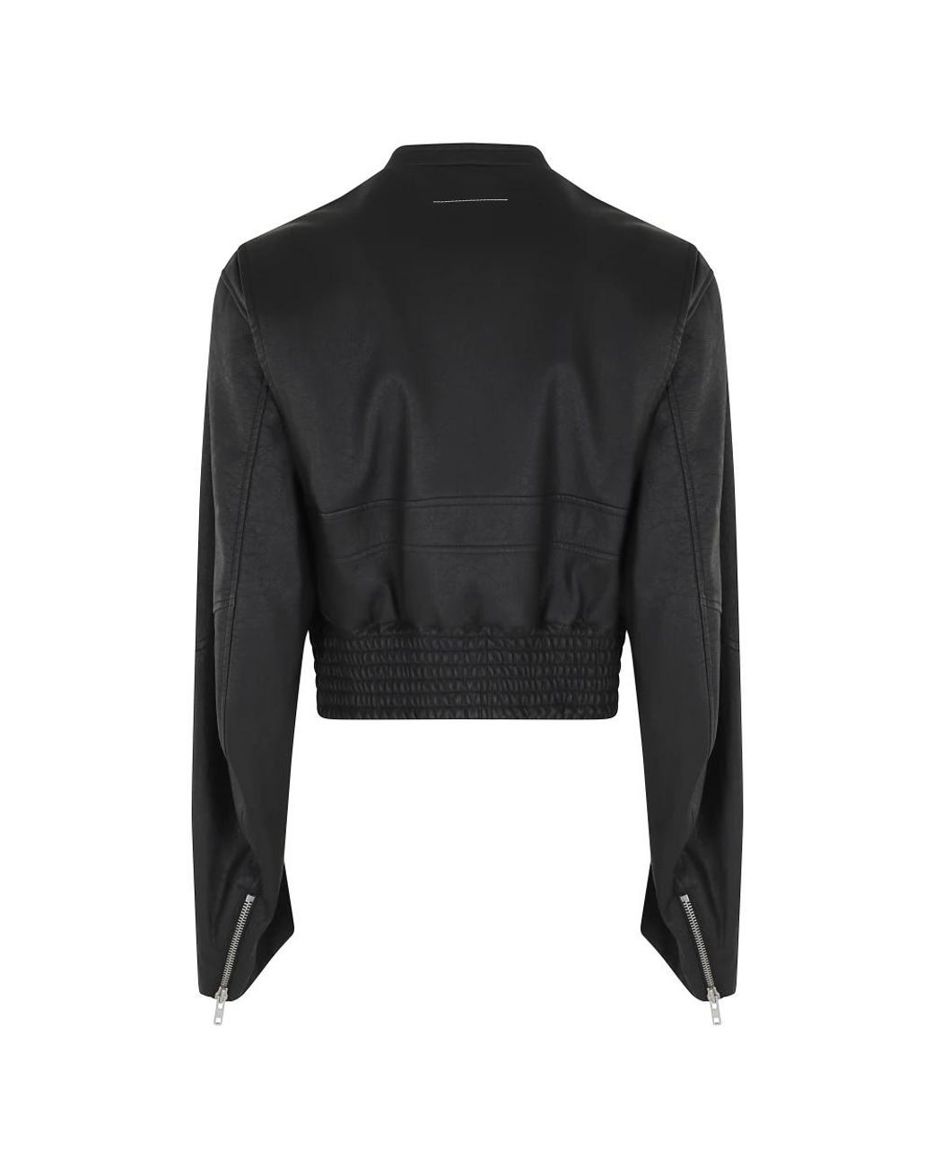 MM6 by Maison Margiela Black Bomber Jackets