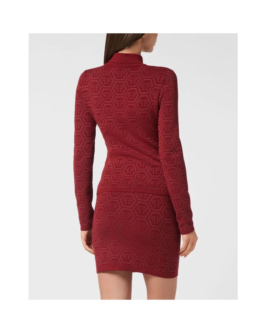 Philipp Plein Red Strickware