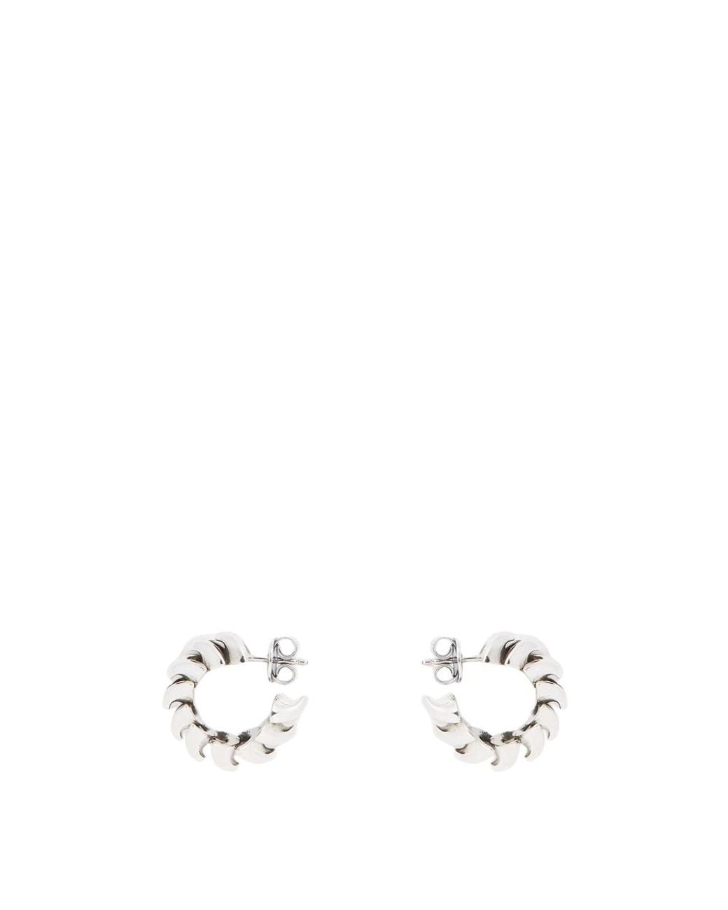 Bottega Veneta White Earrings
