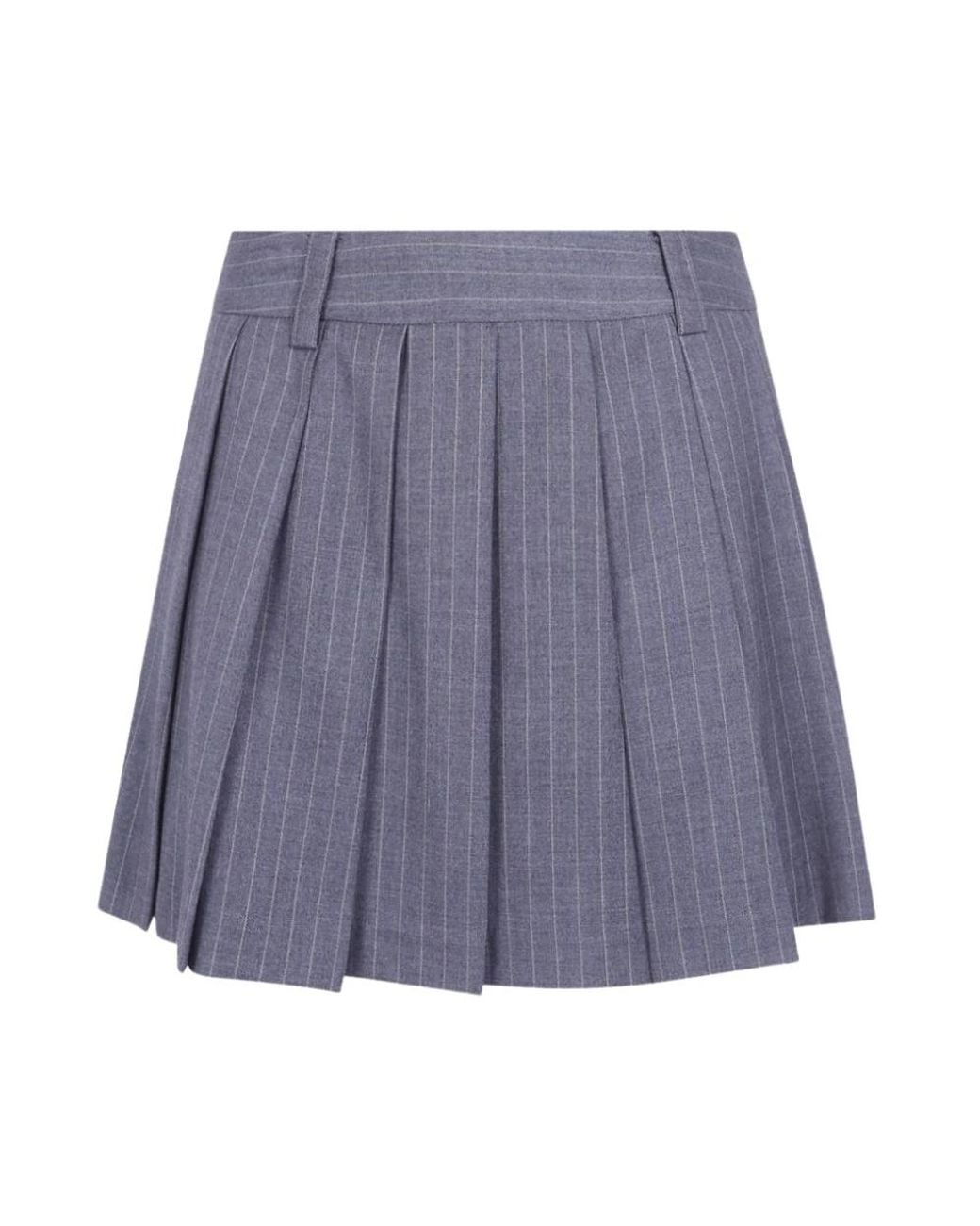 DUNST Blue Short Skirts