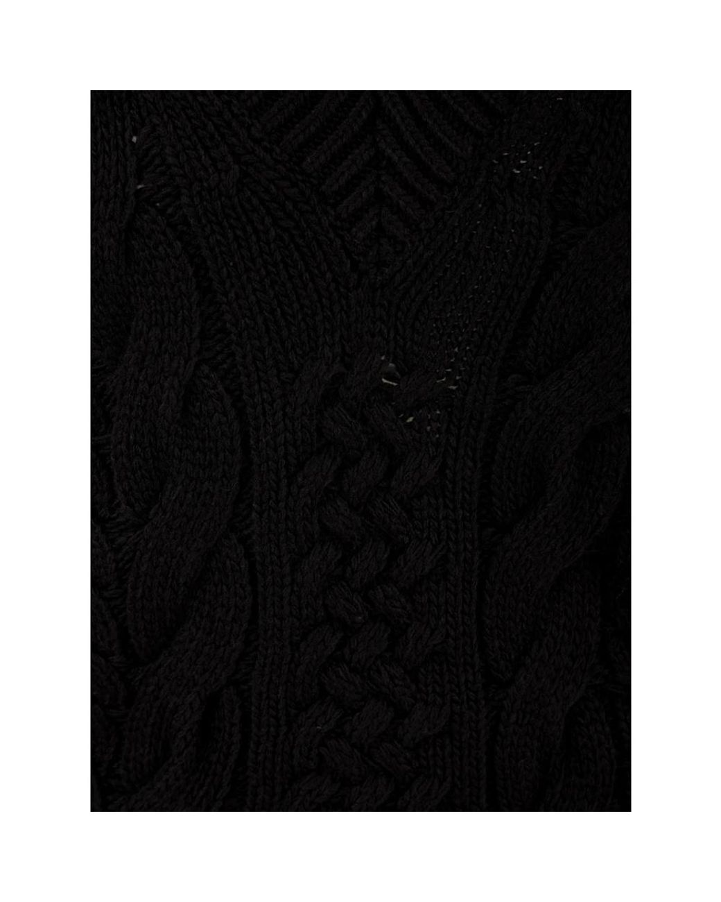 hinnominate Black V-Neck Knitwear