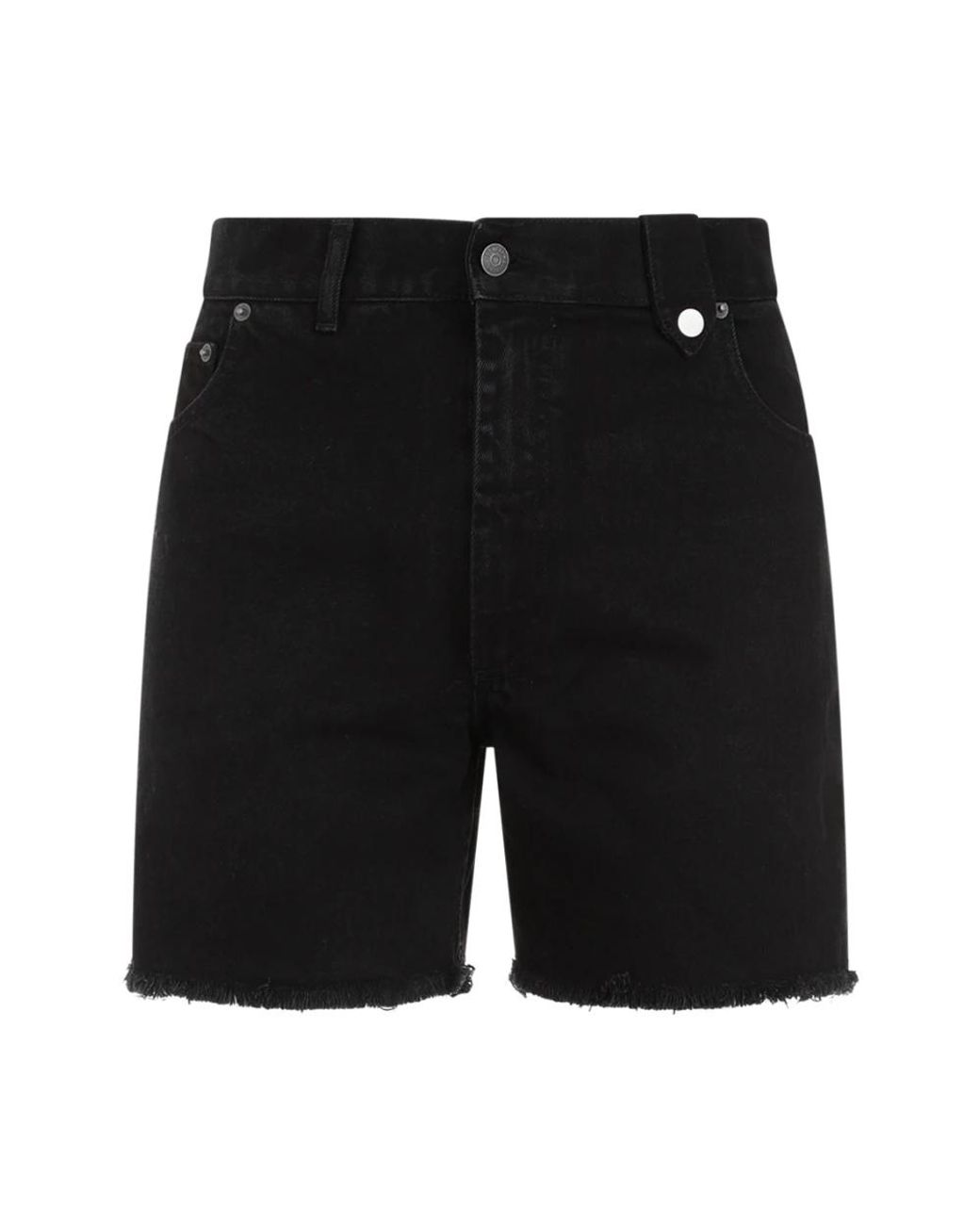 Denim Shorts Egonlab de hombre de color Black