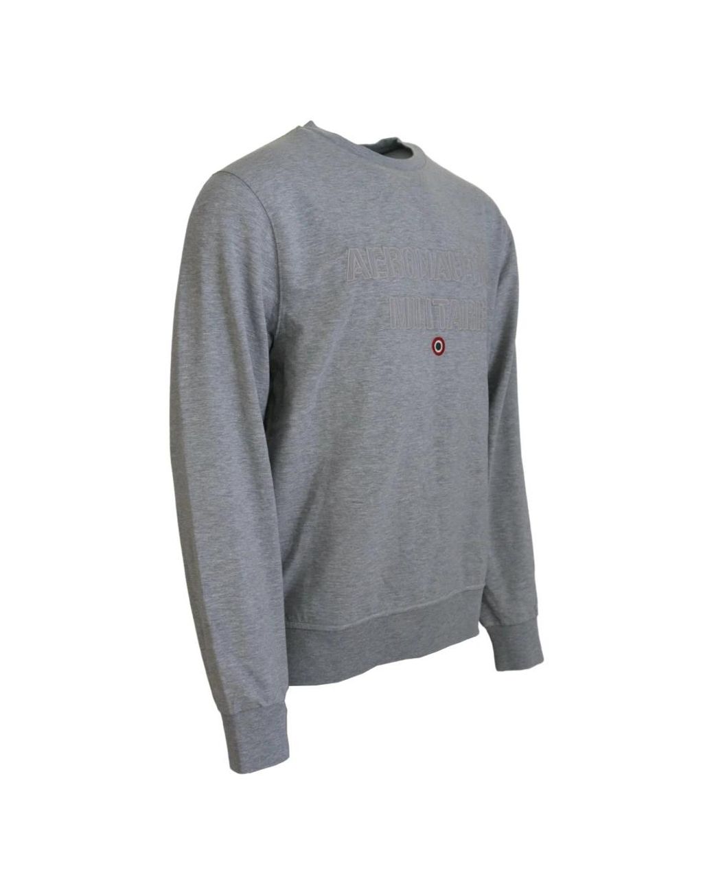 Aeronautica Militare Gray Sweatshirts for men