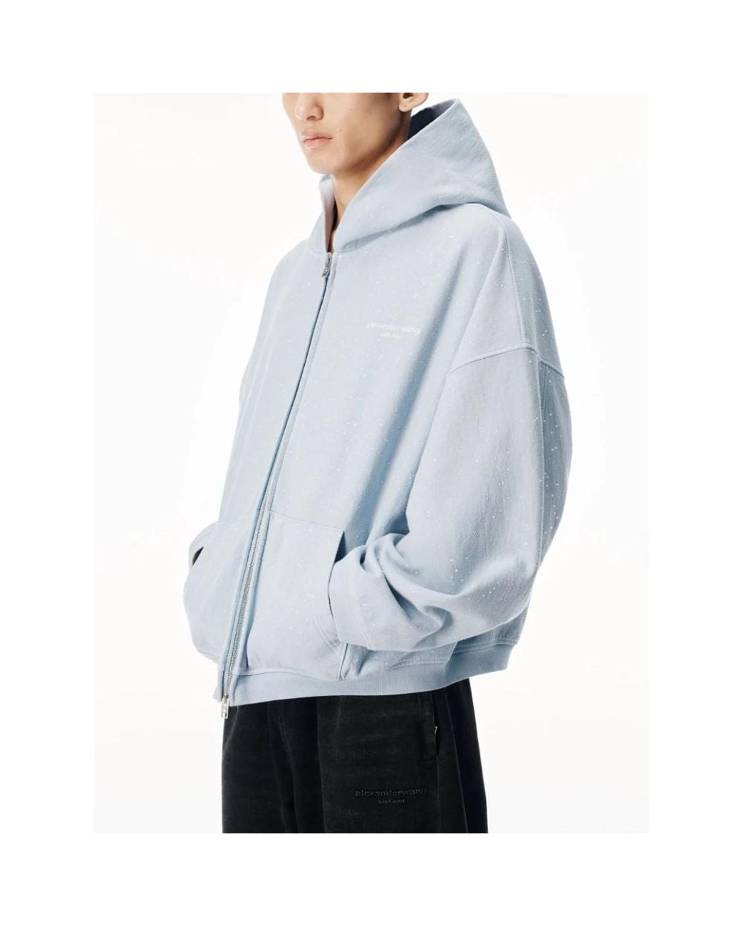 Alexander Wang Blue Zip-Throughs