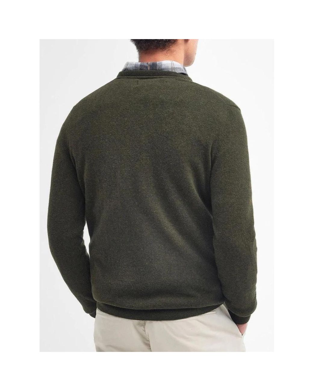Barbour Green Round-Neck Knitwear for men