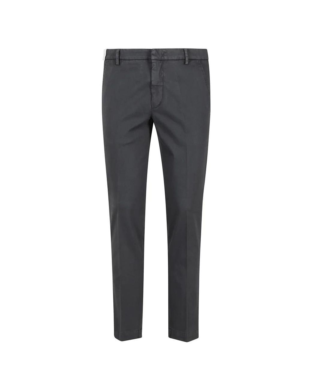 Entre Amis Gray Slim-Fit Trousers for men