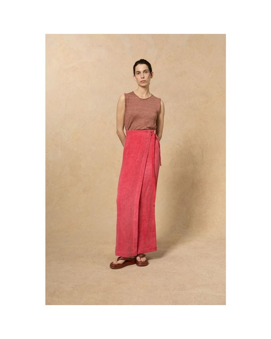 Cortana Pink Maxi Skirts