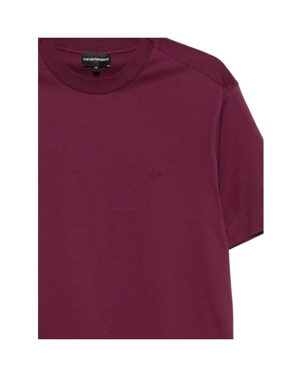 Emporio Armani Purple T-Shirts for men