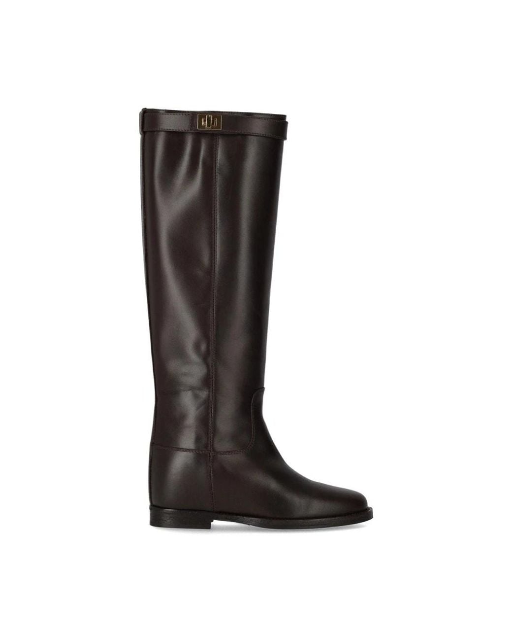 Via Roma 15 Brown High Boots