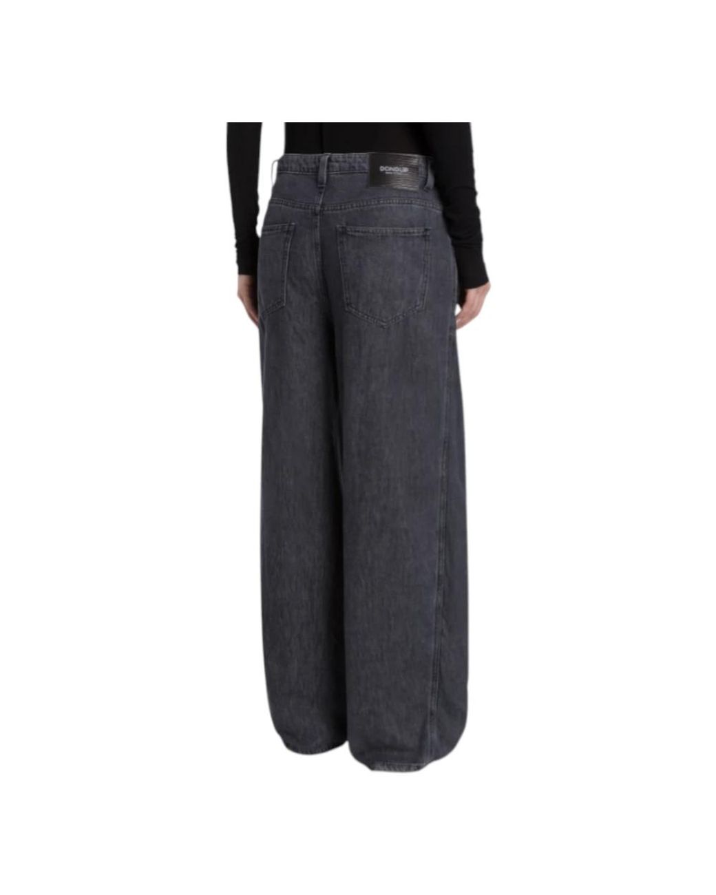 Dondup Black Wide Jeans