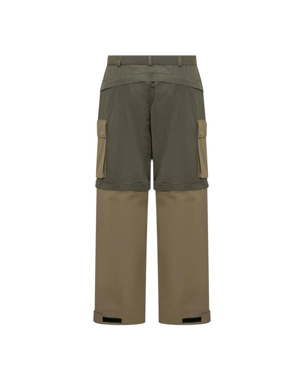 Moncler Green Straight Trousers for men