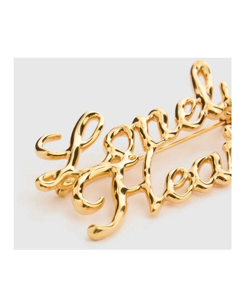 Brooches di Jil Sander in Metallic