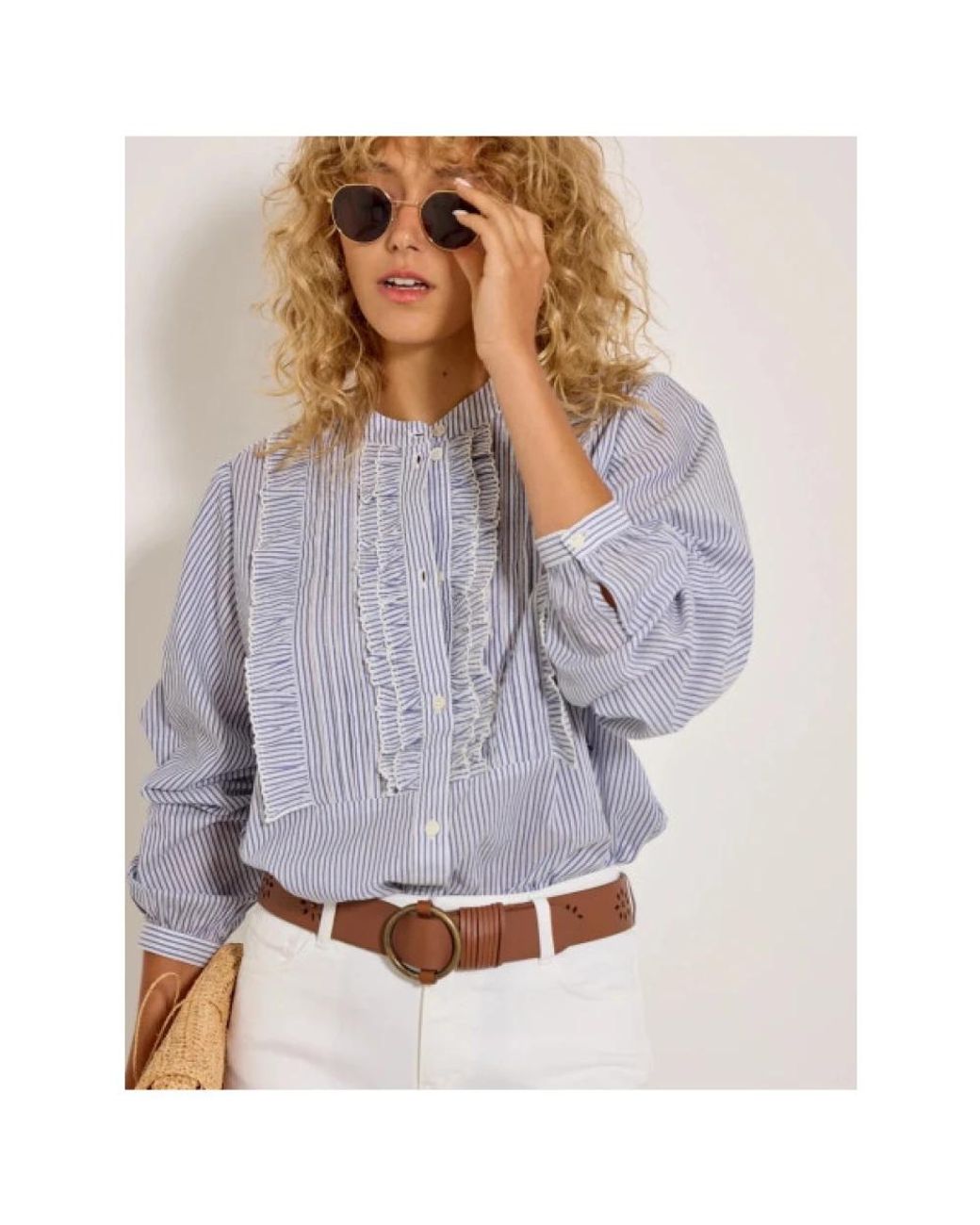 Five Jeans Blue Blouses