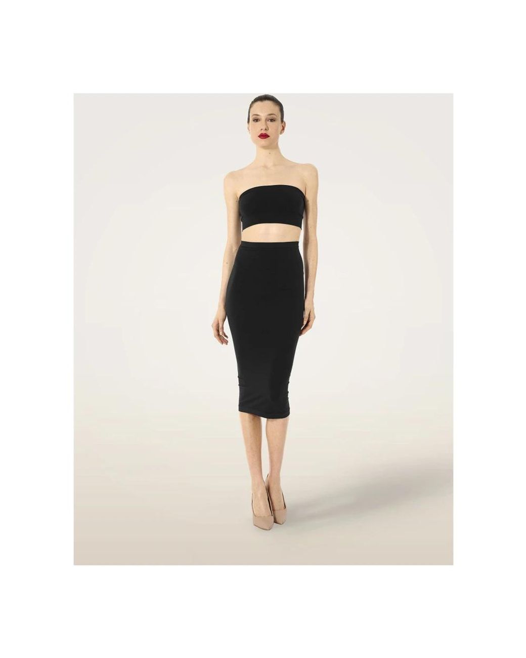 Wolford Black Pencil Skirts