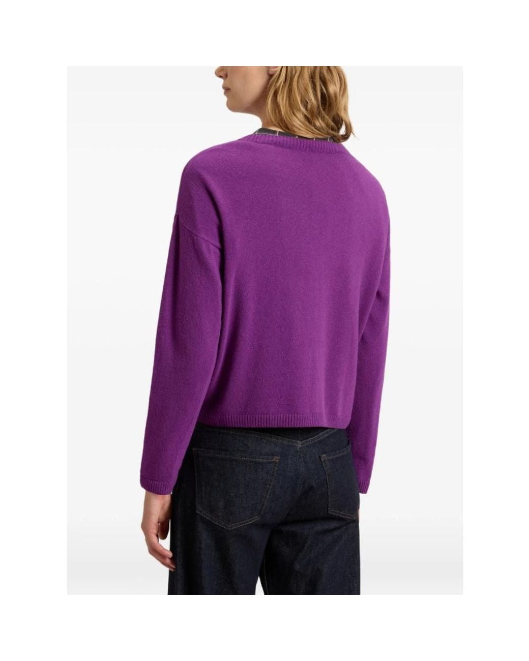 Woolrich Purple Gemütlicher Pullover