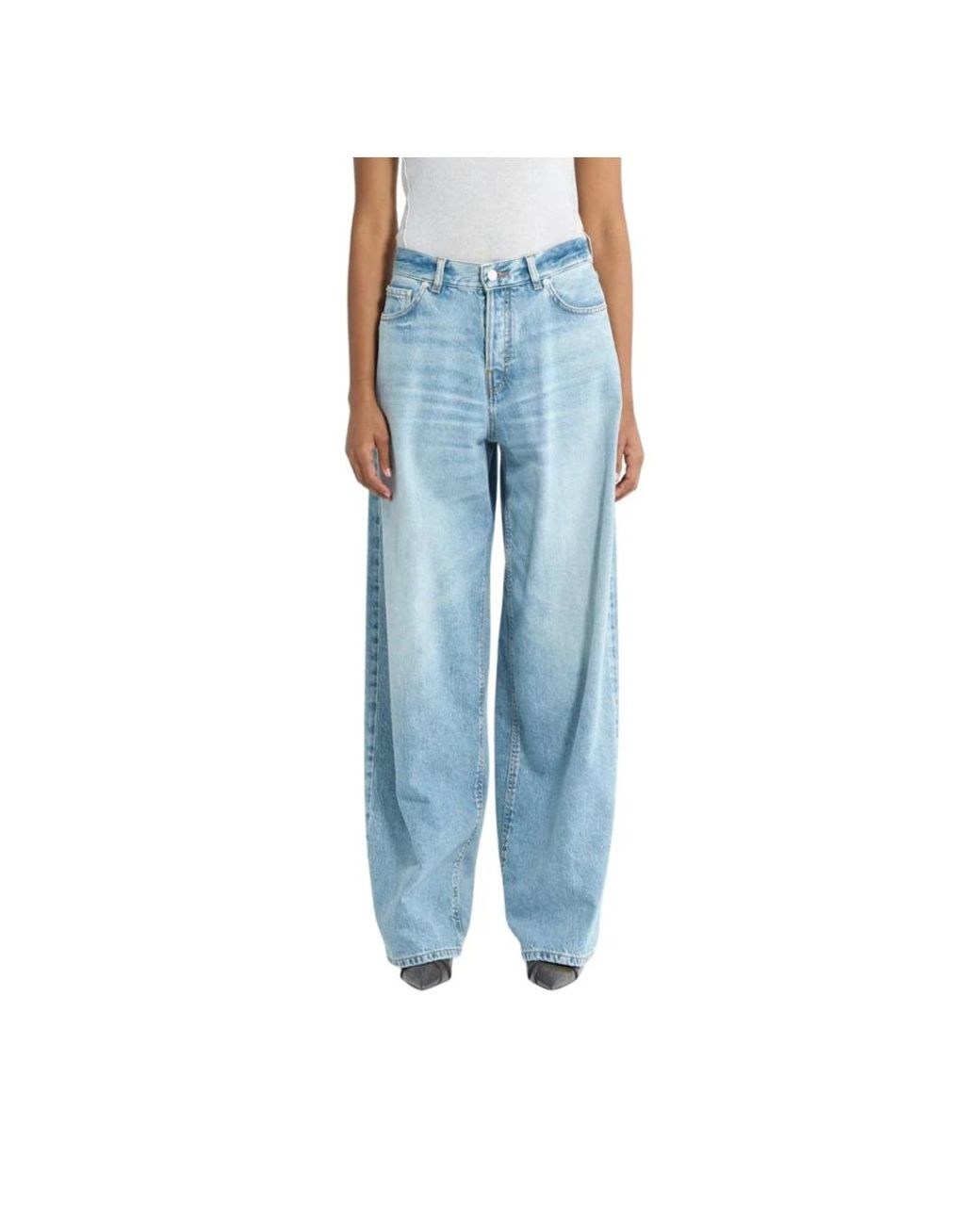 Haikure Blue Loose Fit Jeans