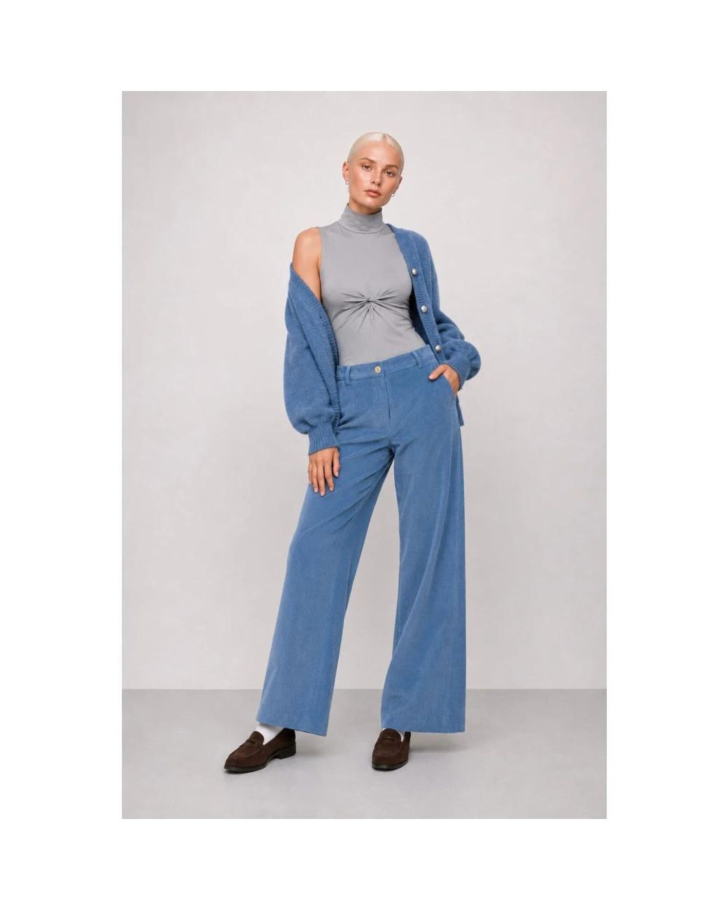 Kocca Blue Wide Trousers