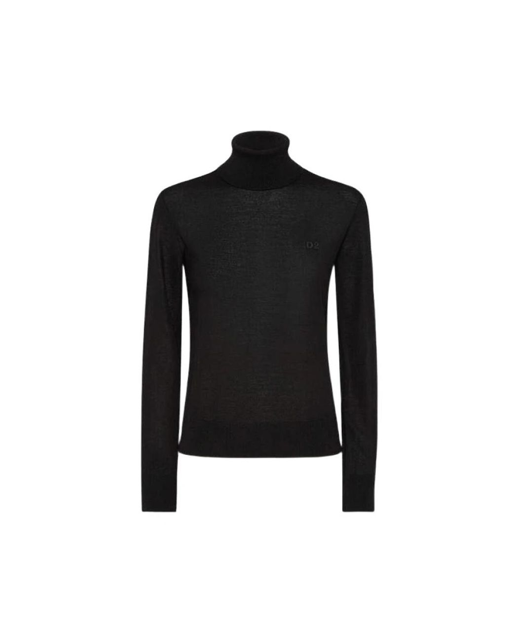 DSquared² Black Turtlenecks for men