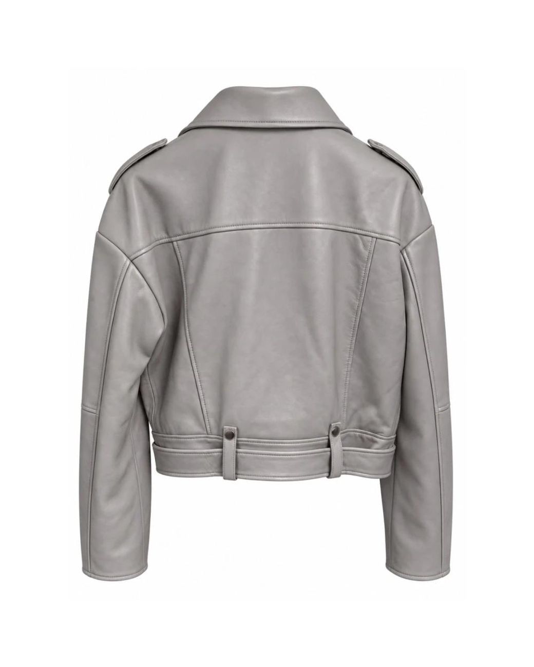 DROMe Gray Leather Jackets