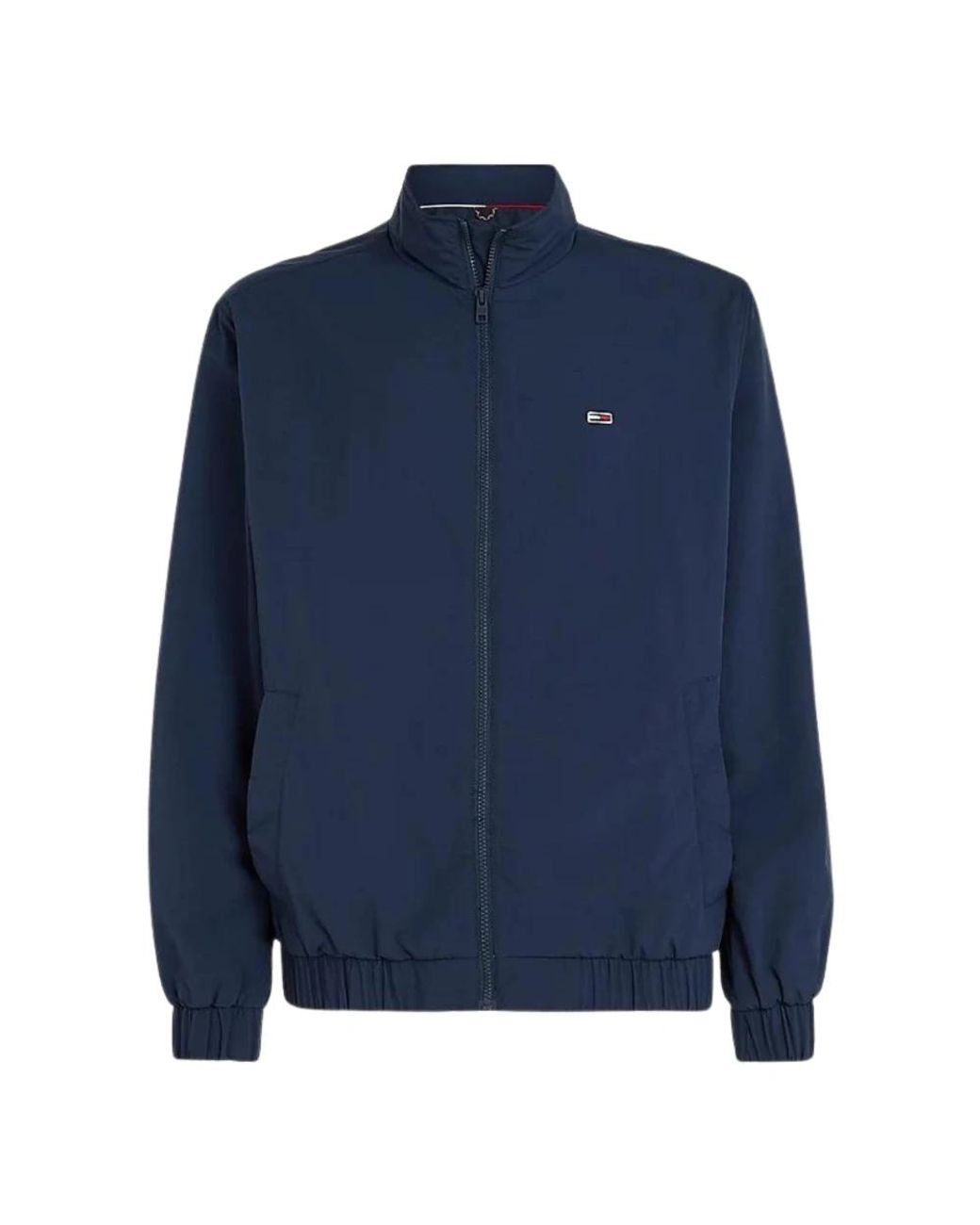 Tommy Hilfiger Jassen ,Blauw ,Nylon Essentiële Blauwe Gerecyclede Jas in het Blue voor heren