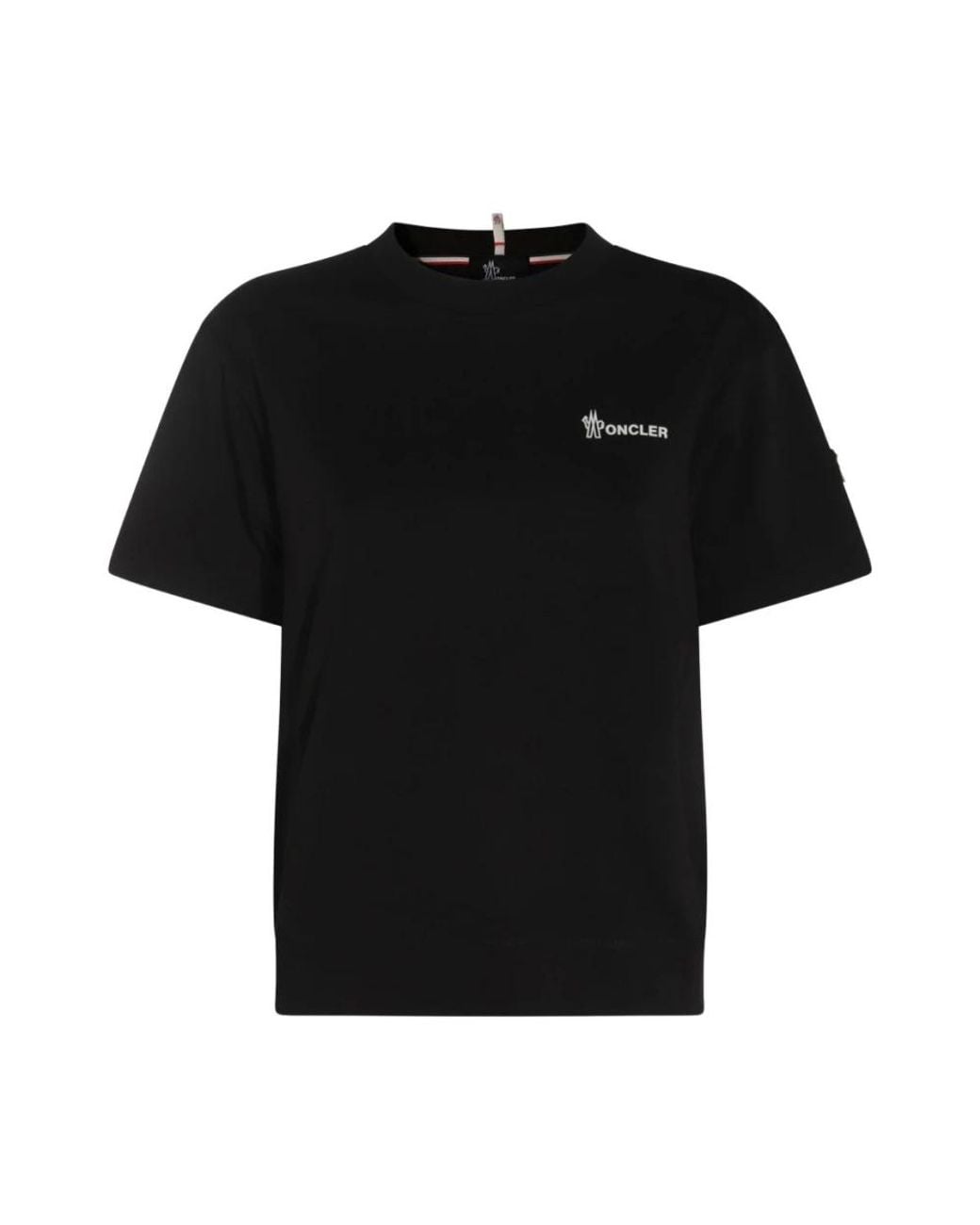 Moncler Black T-Shirts