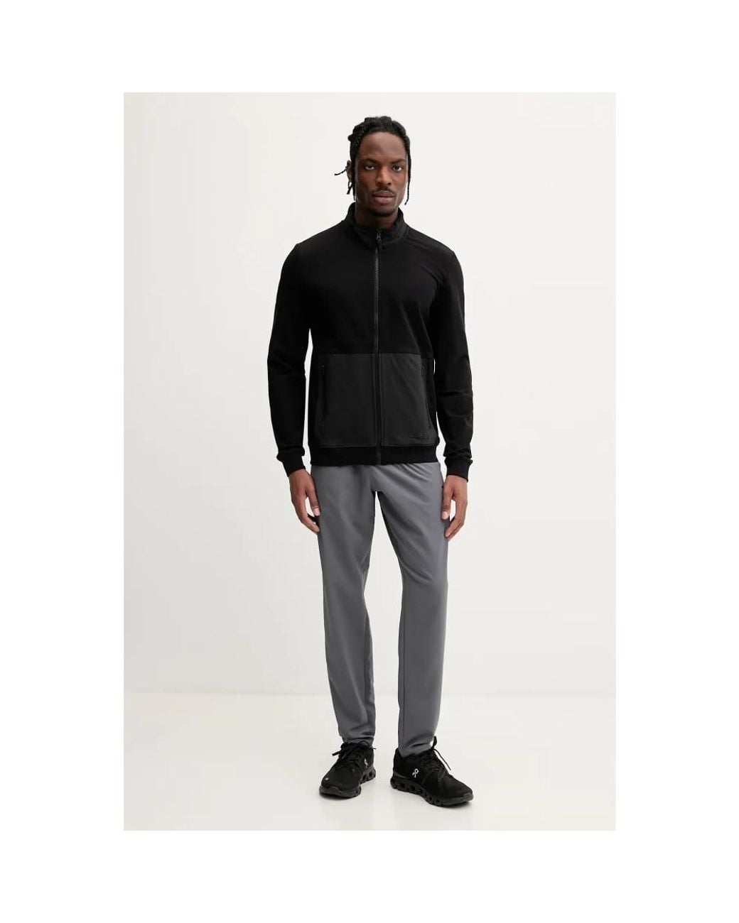 Zip-Throughs Guess de hombre de color Black