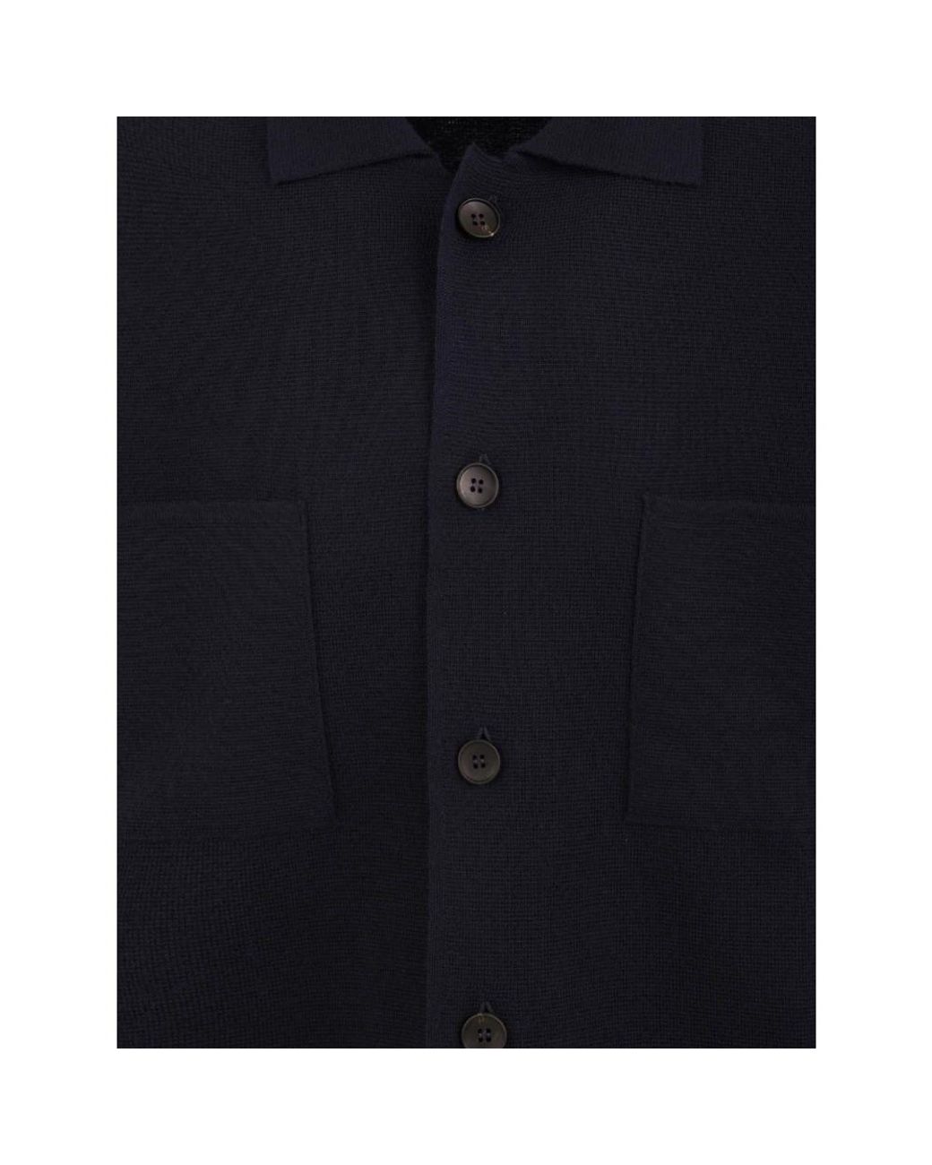 FILIPPO DE LAURENTIIS Blue Cardigans for men