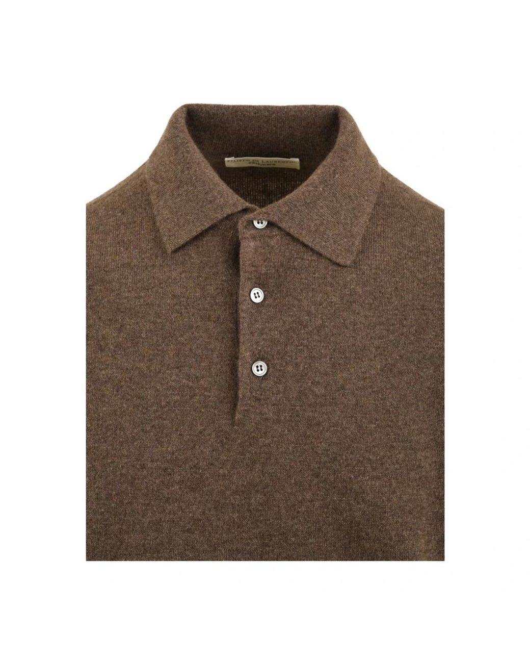 FILIPPO DE LAURENTIIS Brown Cashmere Knitwear for men