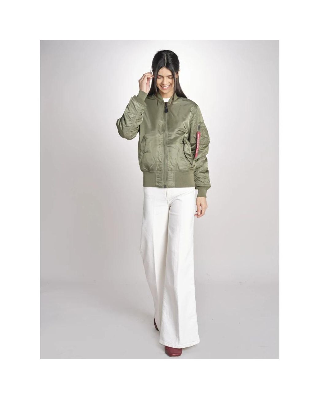 Alpha Industries Green Bomber Jackets