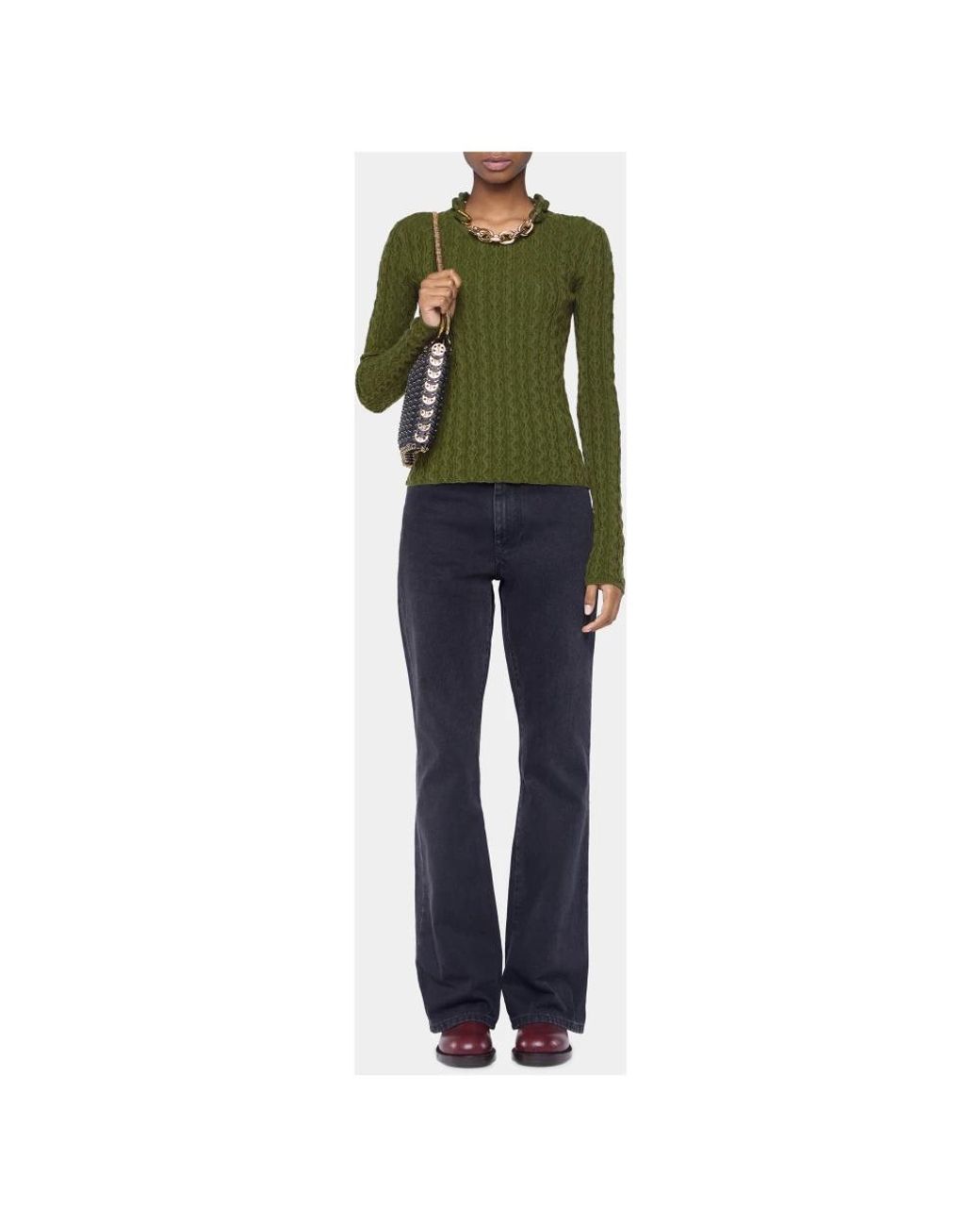 Turtlenecks Rabanne de color Green