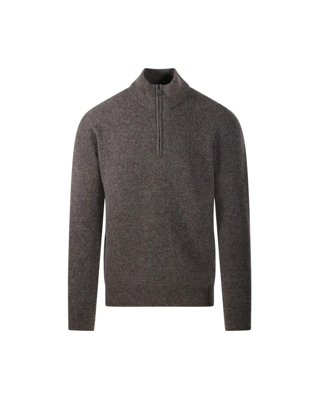 Roberto Collina Gray Turtlenecks for men