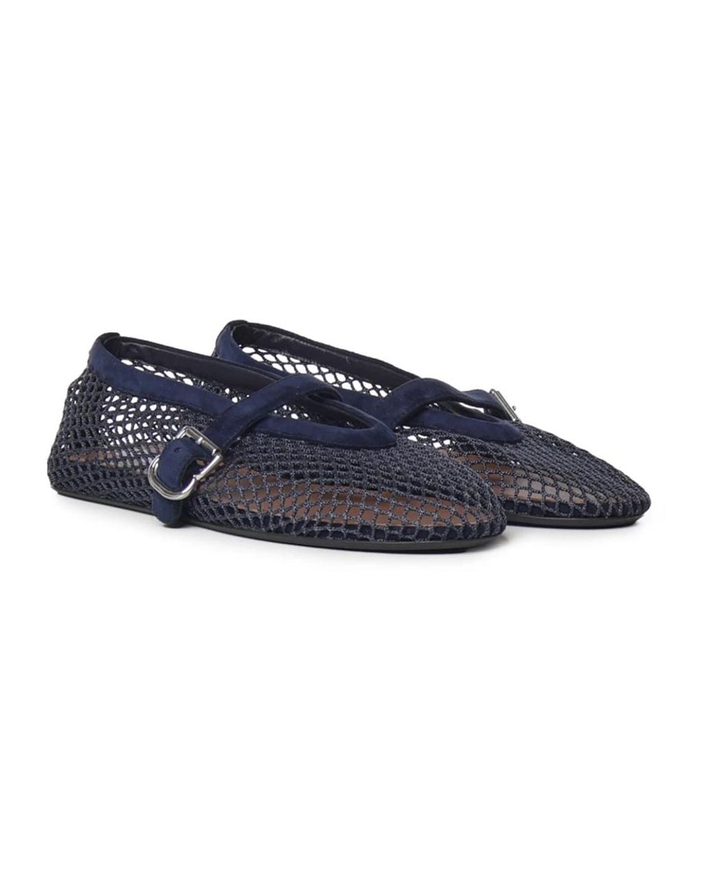 Alaïa Blue Ballerina Shoes