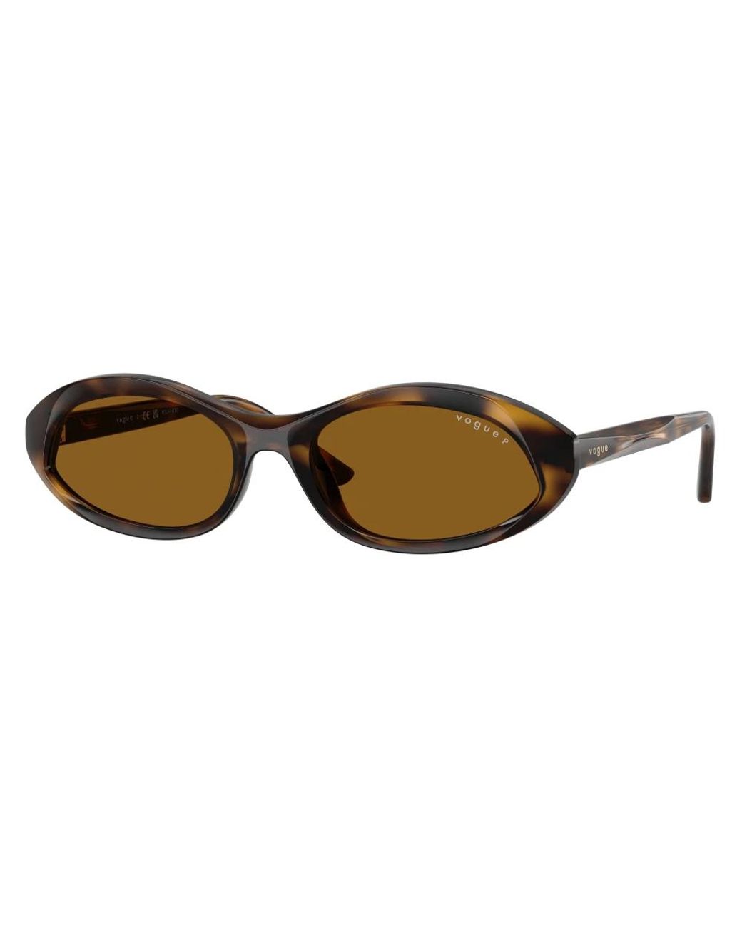 Vogue Brown Oval Sonnenbrille