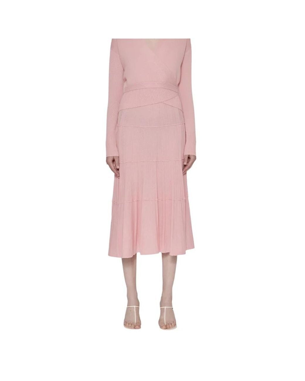 Midi Skirts arch4 en coloris Pink