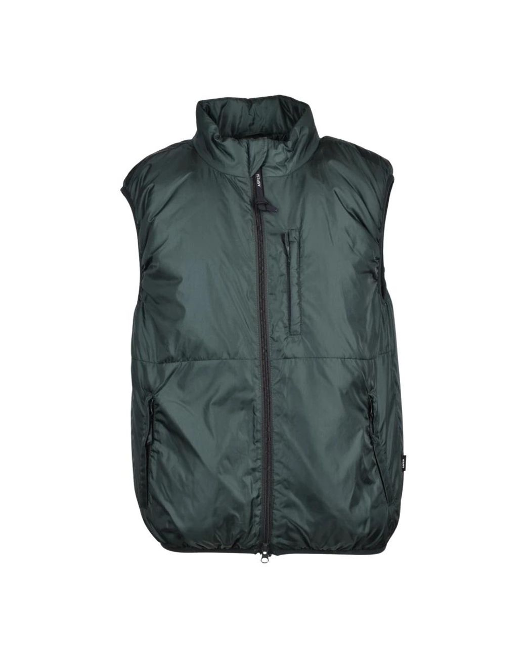 Aspesi Green Waistcoats for men