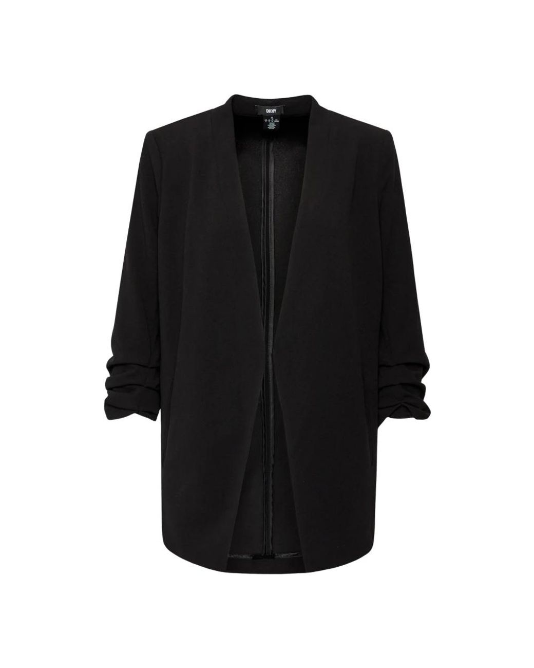 DKNY Black Open-Front-Jacke