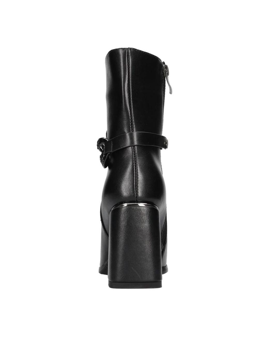 Exe' Black Heeled Boots