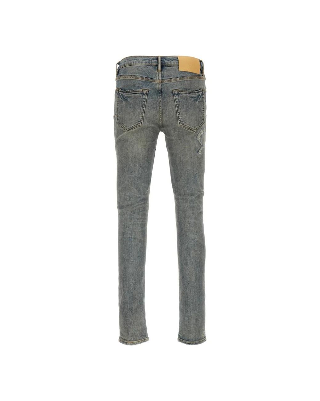 Purple Brand Gray Slim Fit Jeans for men