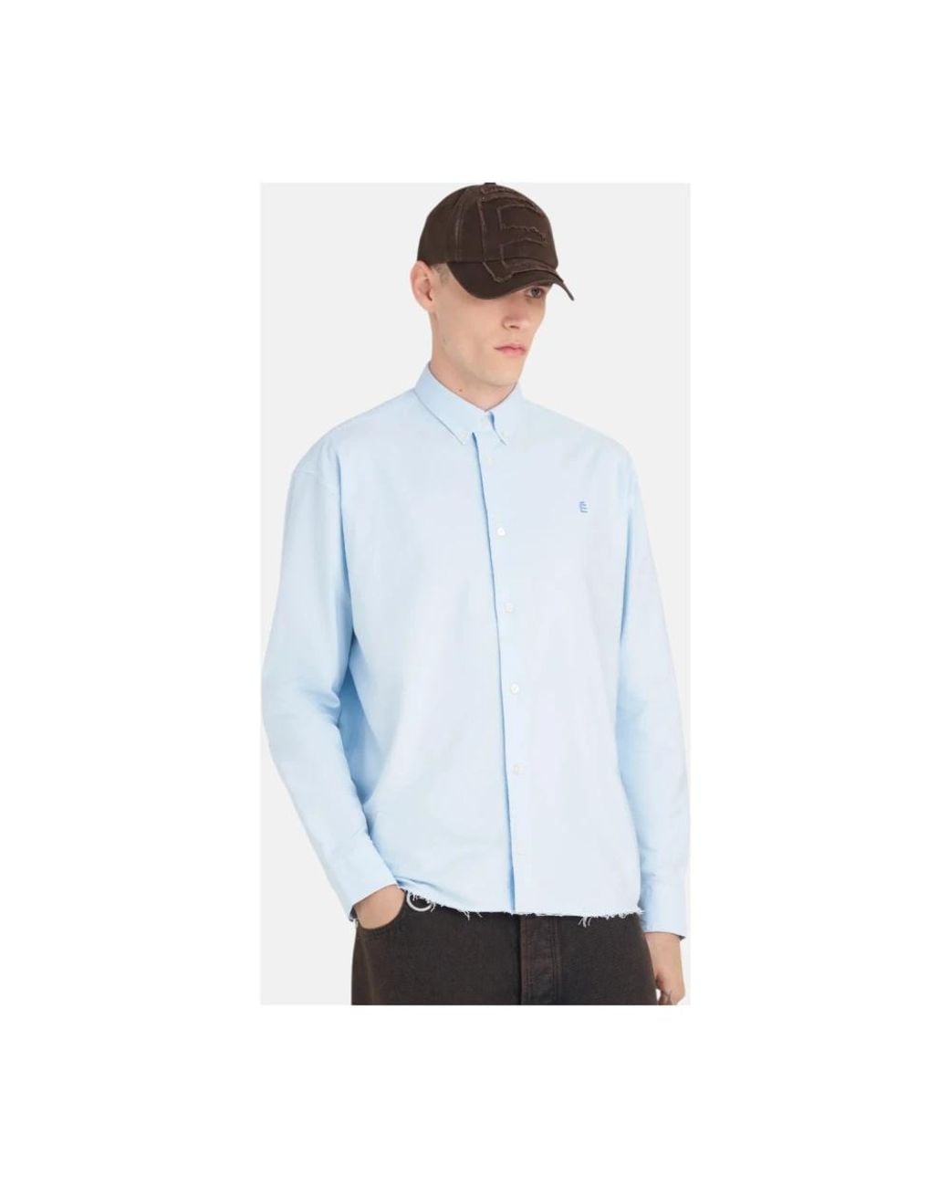 Etudes Studio Blue Casual Shirts for men