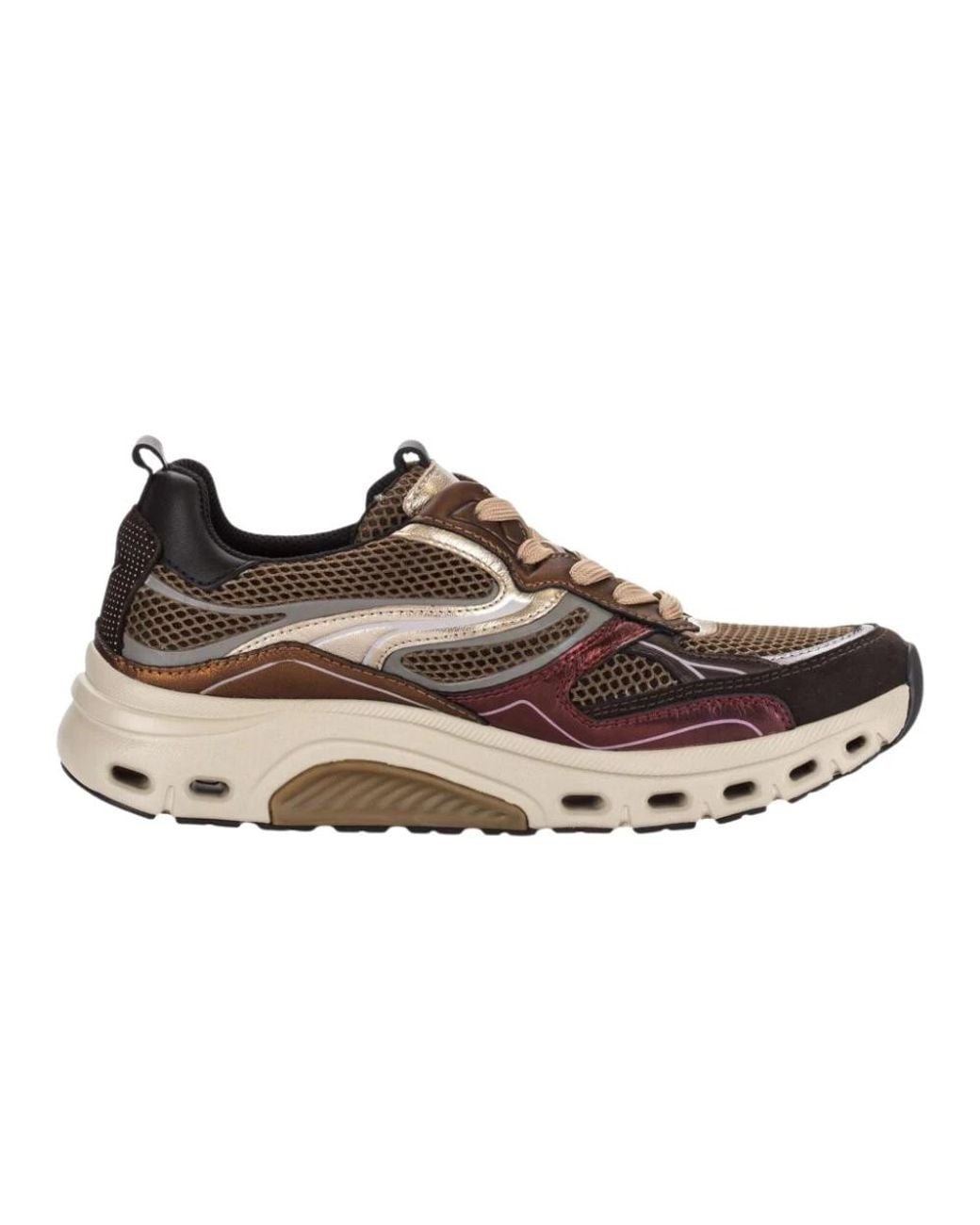 Gabor Brown Rollingsoft Low Sneaker
