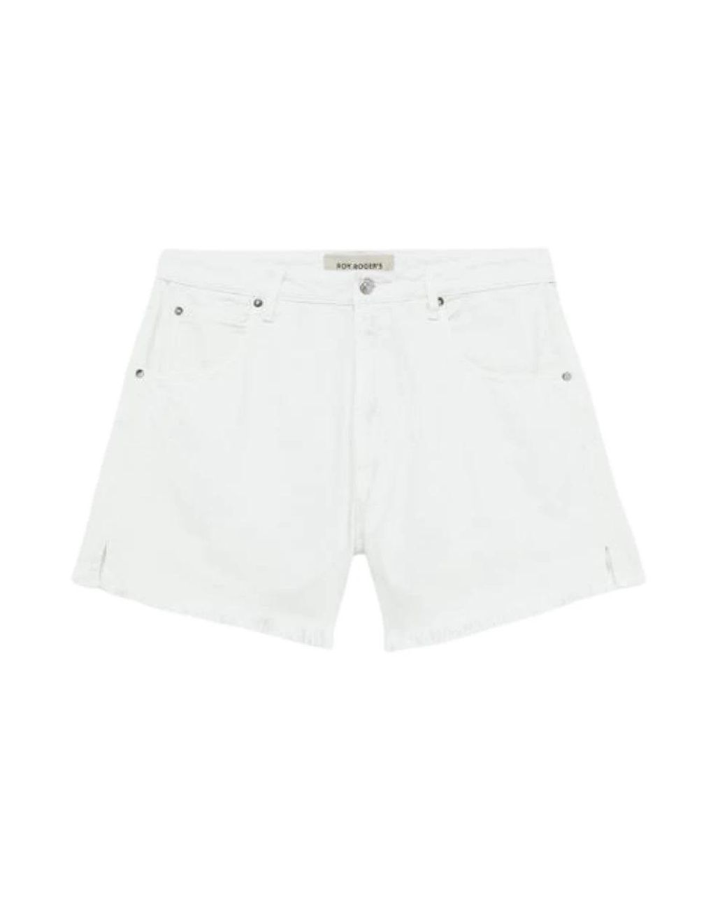 Roy Rogers White Denim Shorts