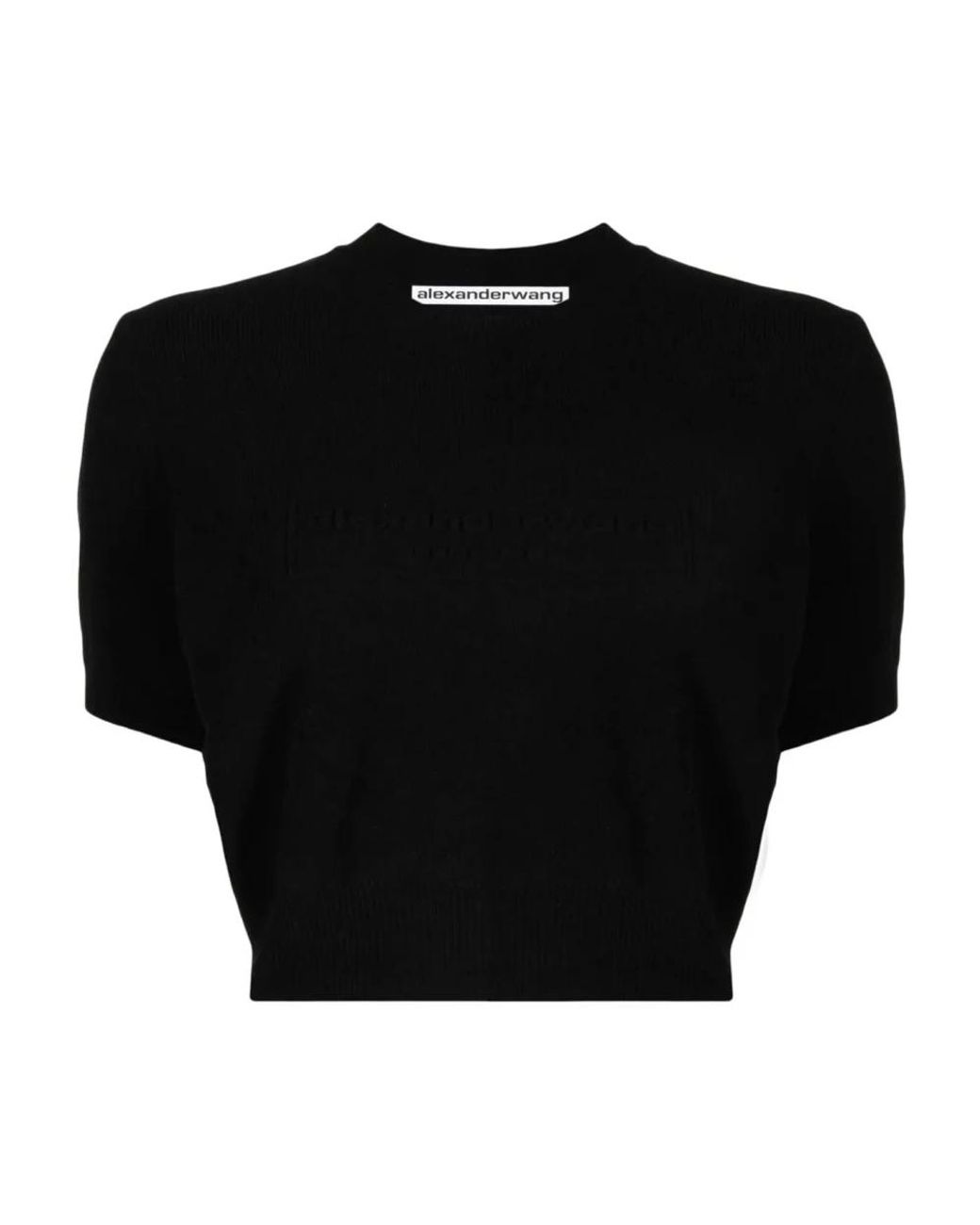 Alexander Wang Black Round-Neck Knitwear