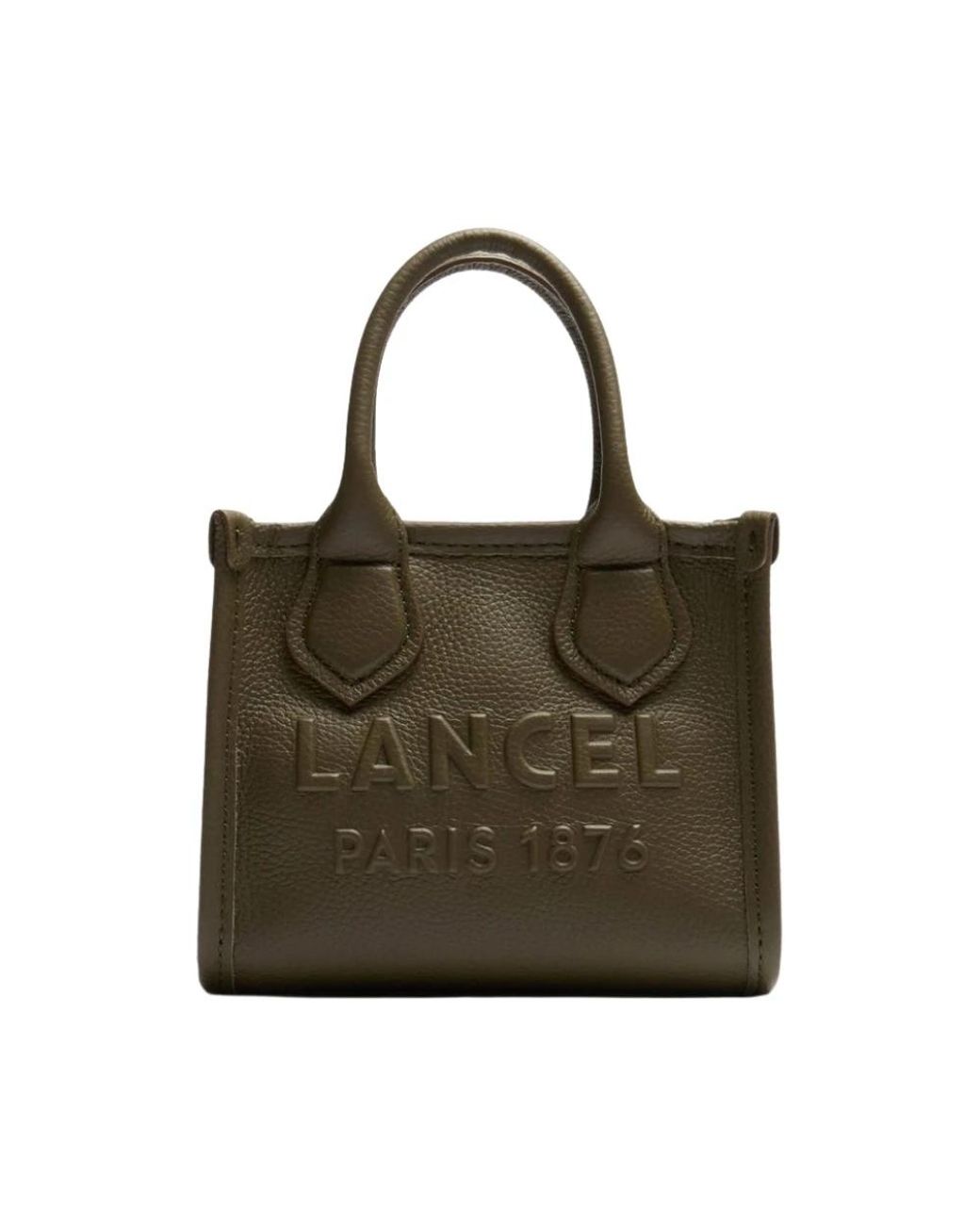 Lancel Green Jour Mini Cabas