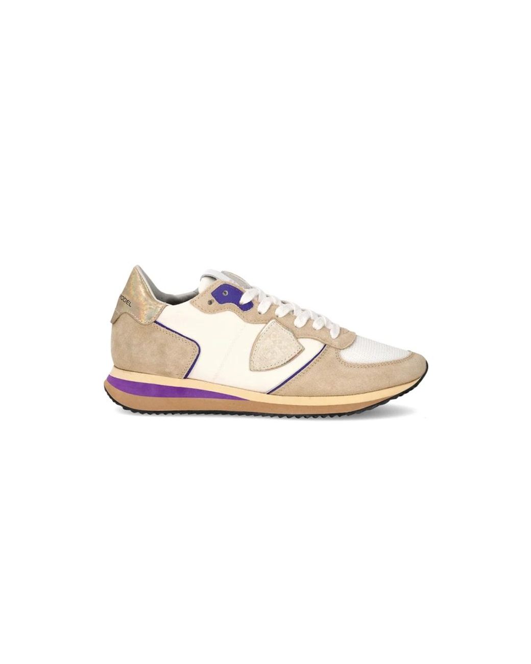 Philippe Model Schoenen ,Veelkleurig ,Katoen Sneakers Trpx Running in het Pink