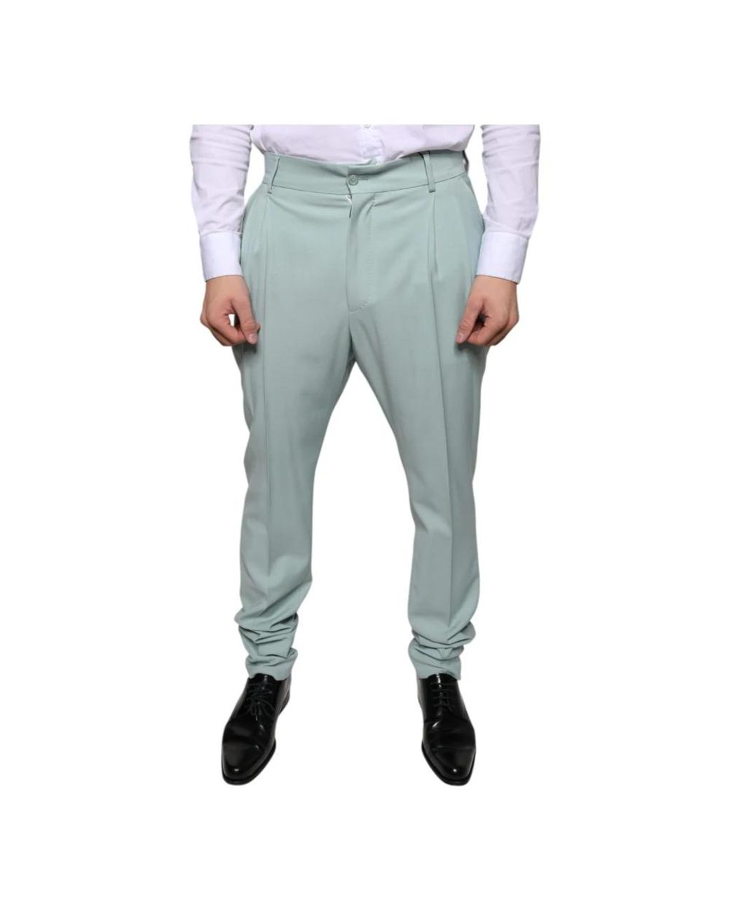 Dolce & Gabbana Blue Slim-Fit Trousers for men