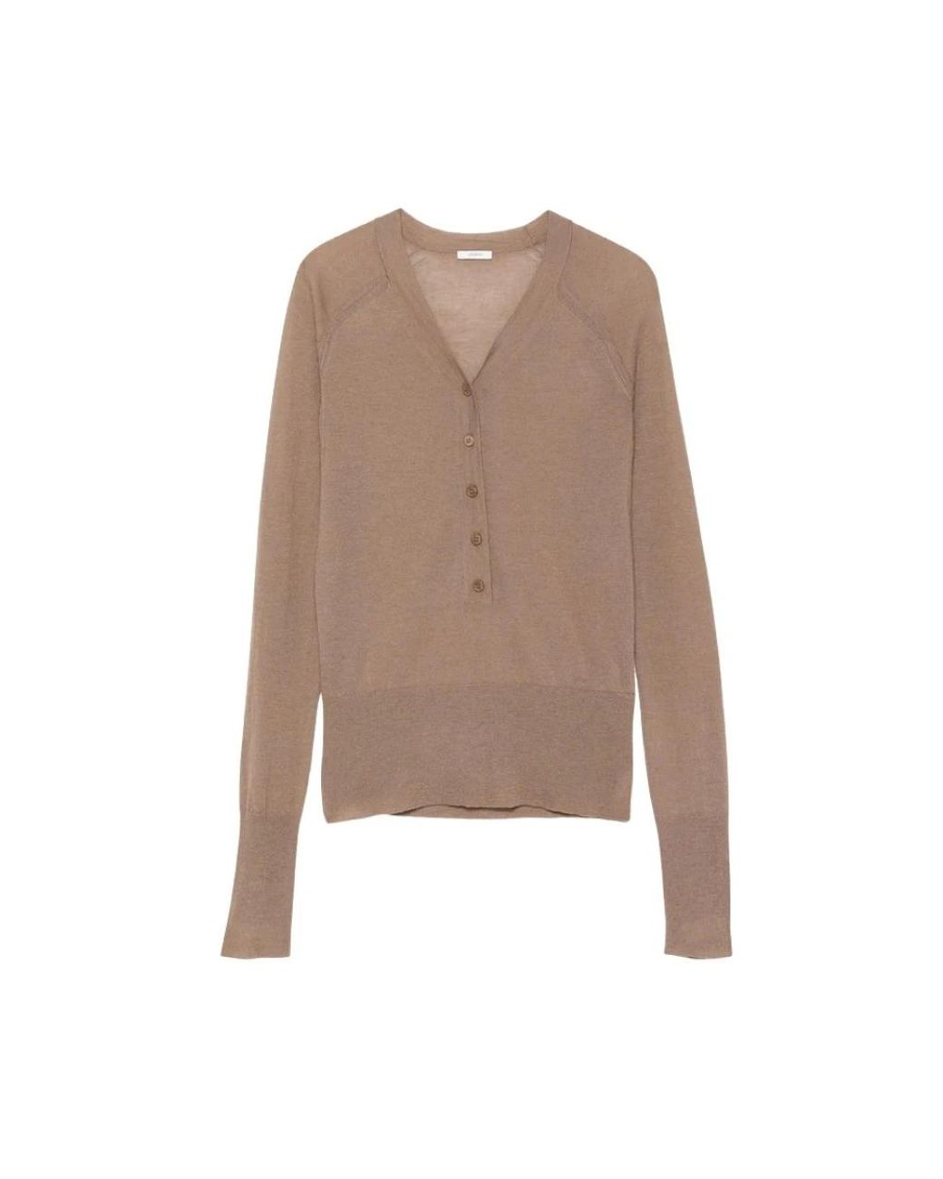 Joseph Brown V-Neck Knitwear