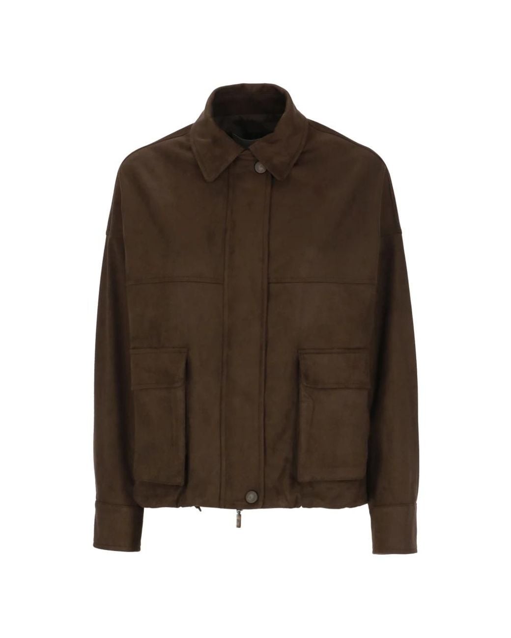 Light Jackets D.exterior de color Brown