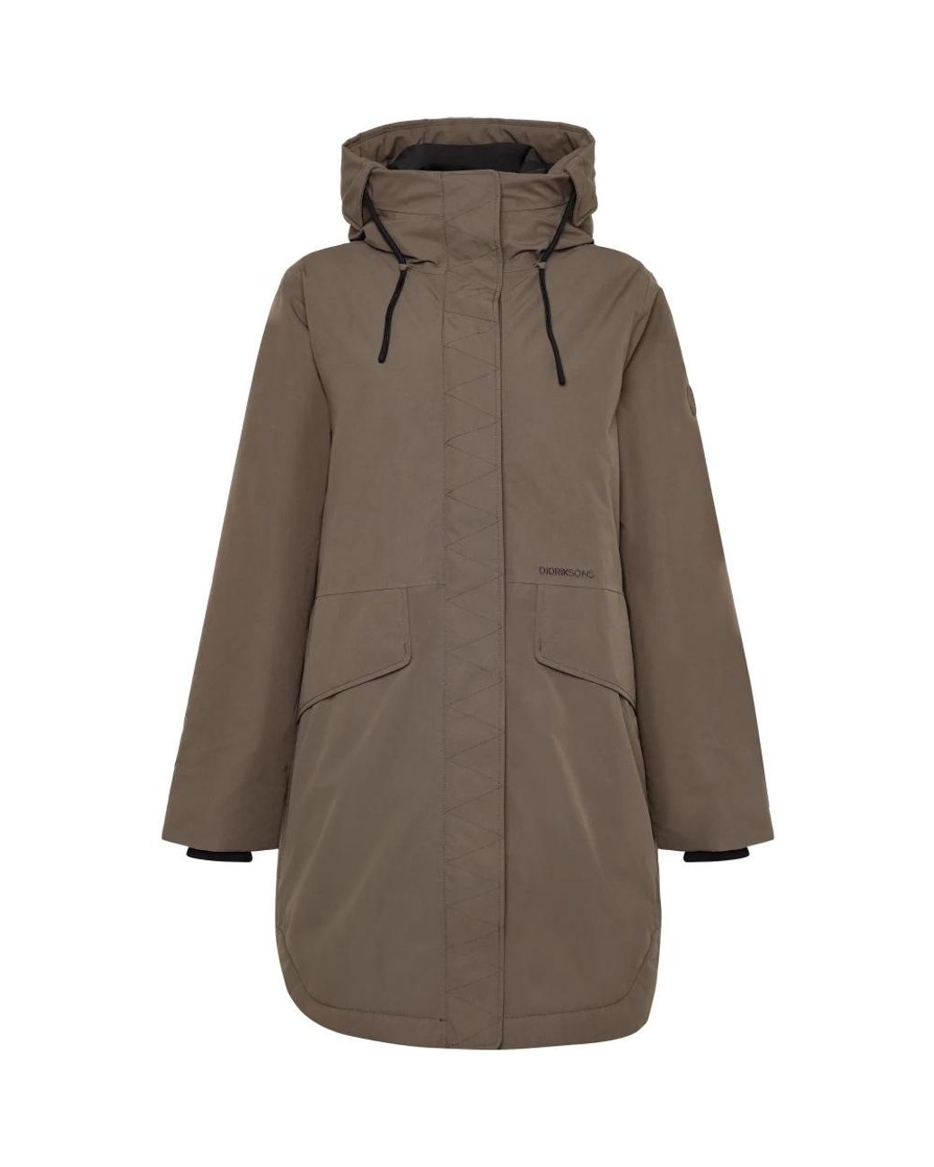 Didriksons Lilian Parka in het Brown